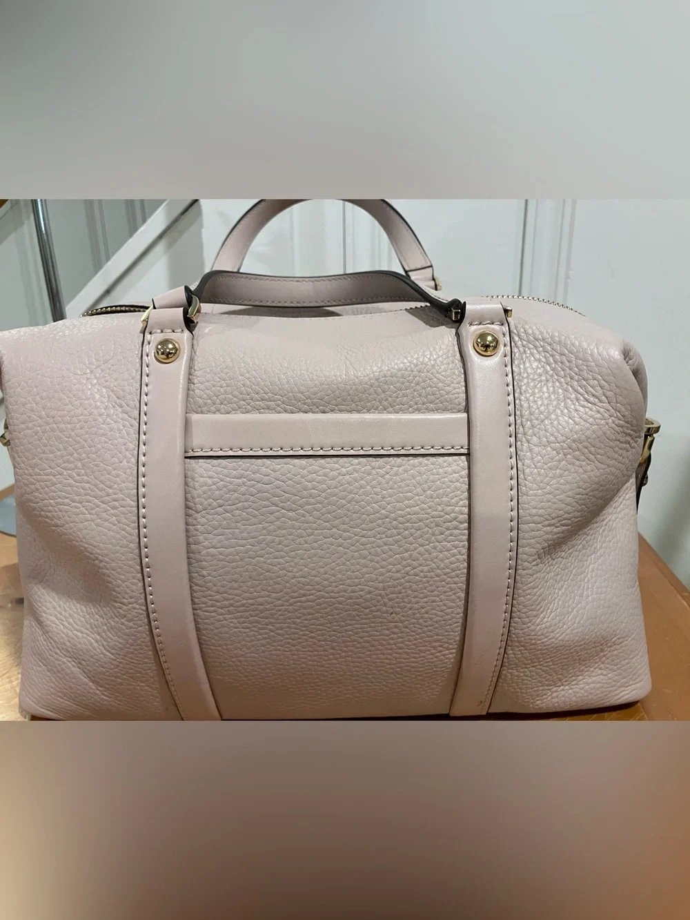 Michael Kors “Beck” Satchel in Soft Pink